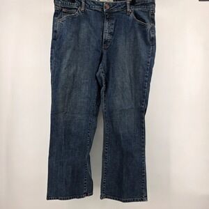 Gap Blue Denim Jeans Womens‎ Size 16 A Bootcut Stretch Classic Staple Outdoor